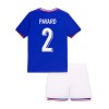 Original Trikotsatz Frankreich Pavard 2 Heimtrikot EURO 2024 Für Kinder